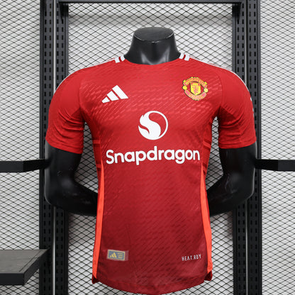 24/25 man United  home soccer Jersey player version